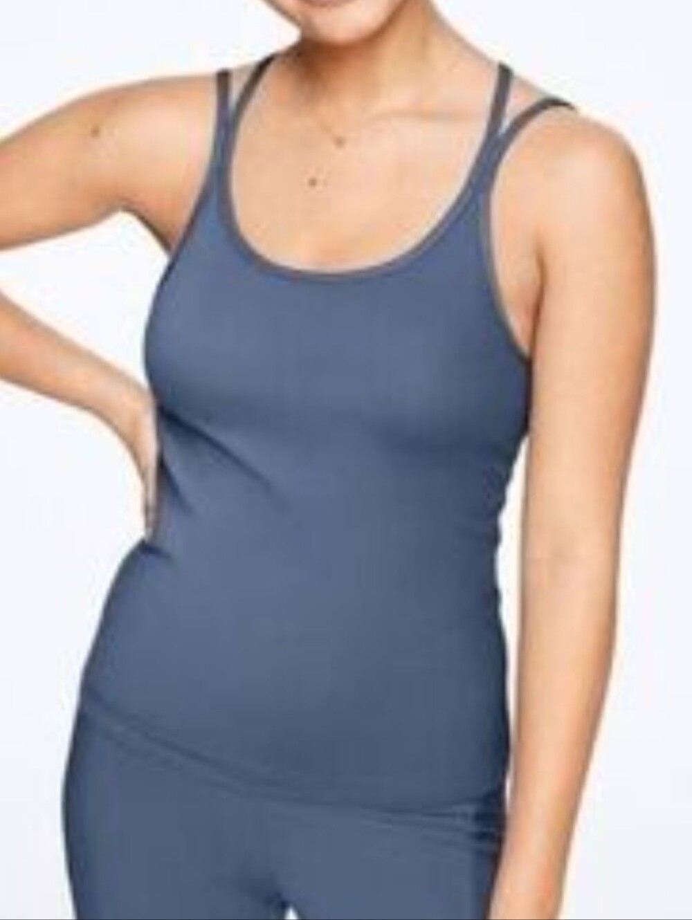 Victoria's secret pink buttery soft brami tank top SMALL BLUE